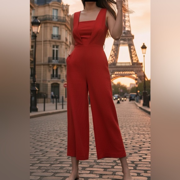 L'ATISTE Pants - L’atiste by amy wide leg jumpsuit with pockets Dec sale
